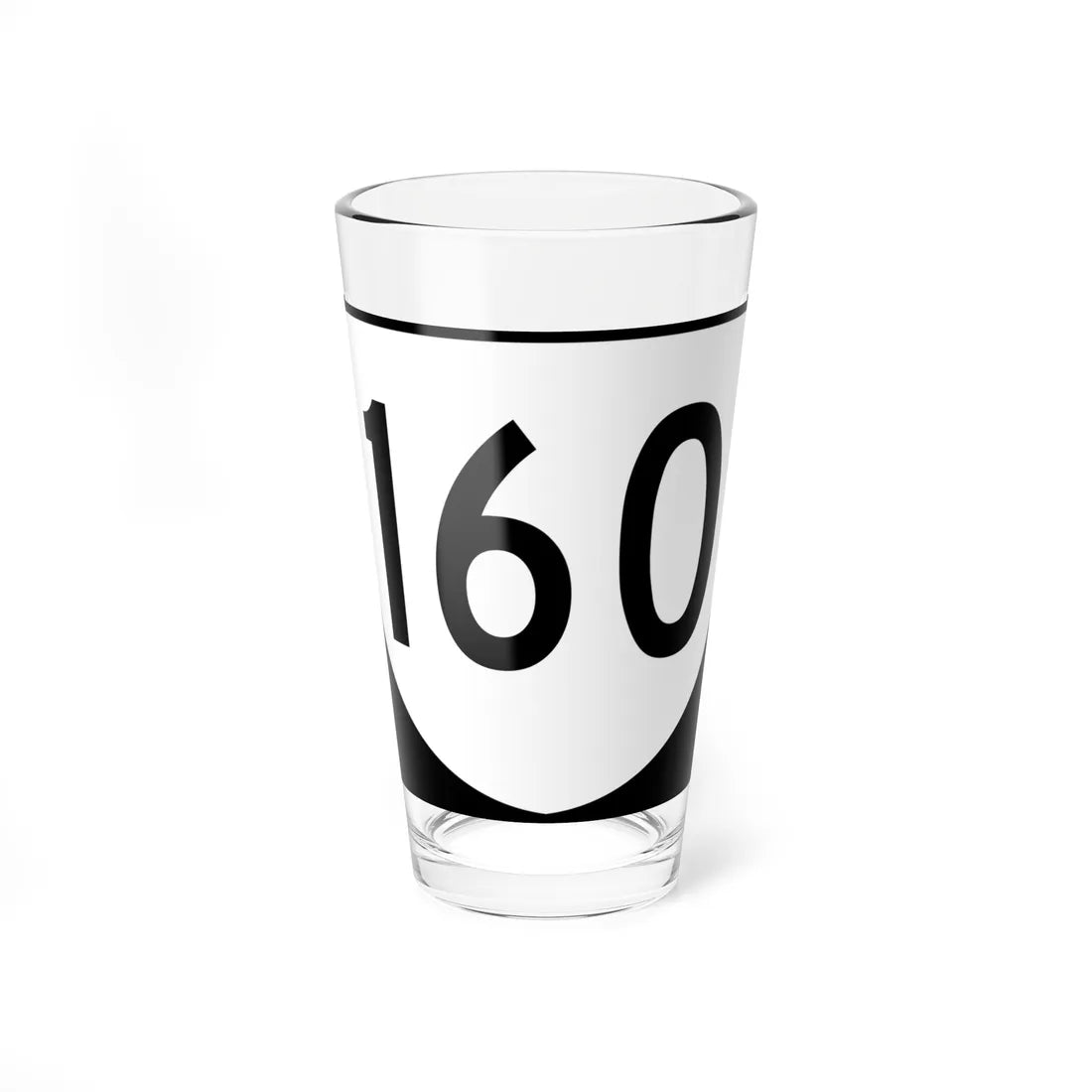 Virginia 160 (Virginia) (Road Sign) Pint Glss 16oz 16oz - Go Mug Yourself
