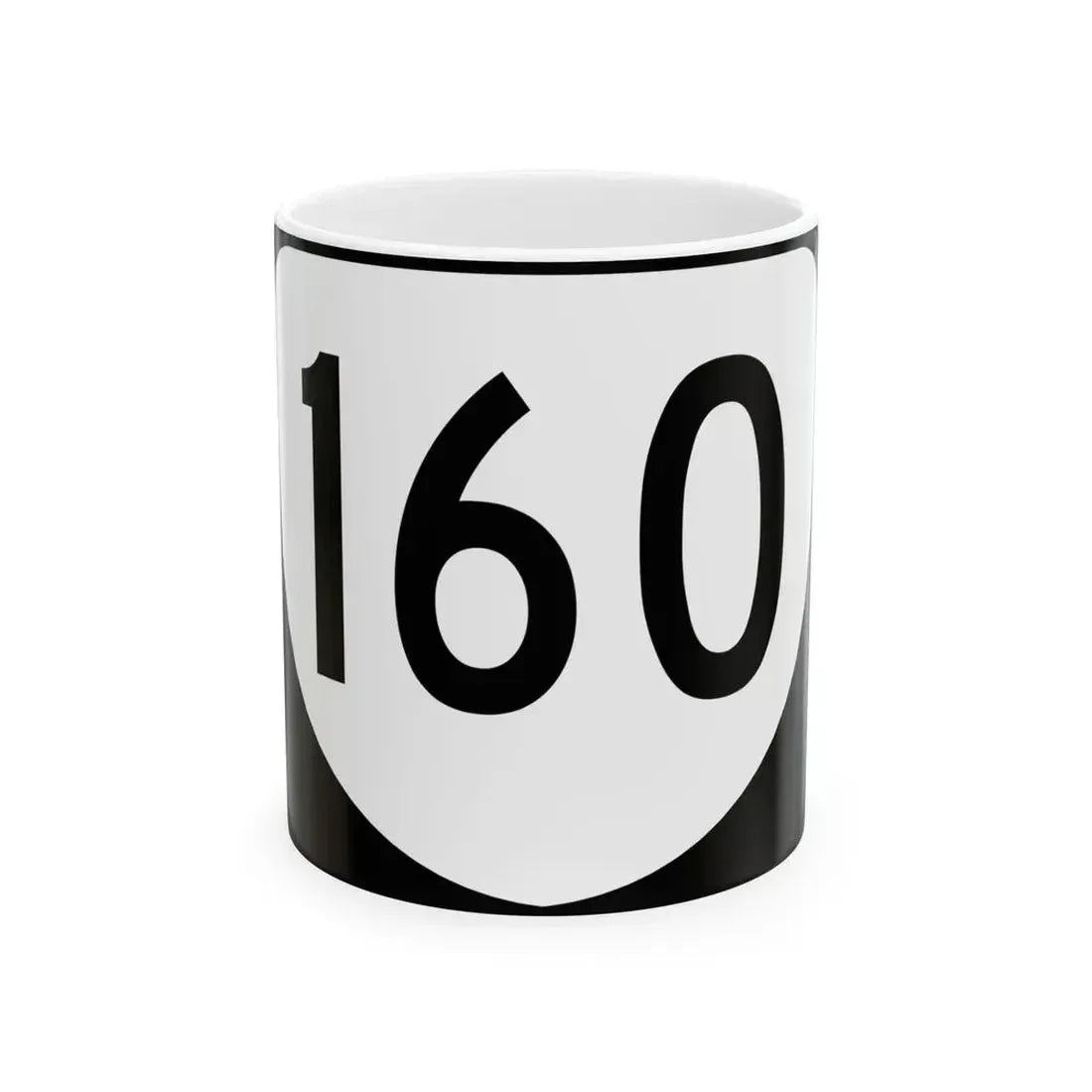 Virginia 160 (Virginia) (Road Sign) White Coffee Mug 11oz - Go Mug Yourself