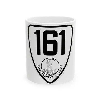 Virginia 161 1924 (Virginia) (Road Sign) White Coffee Mug 11oz - Go Mug Yourself