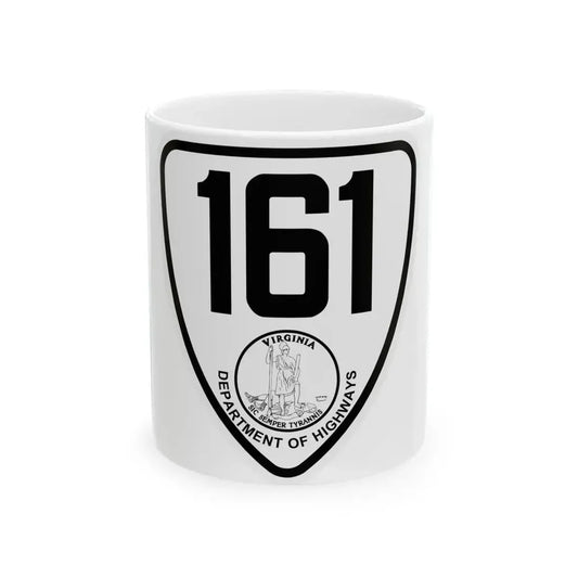 Virginia 161 1924 (Virginia) (Road Sign) White Coffee Mug 11oz - Go Mug Yourself