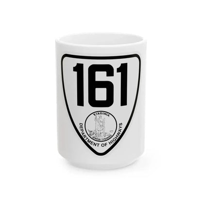 Virginia 161 1924 (Virginia) (Road Sign) White Coffee Mug 15oz - Go Mug Yourself
