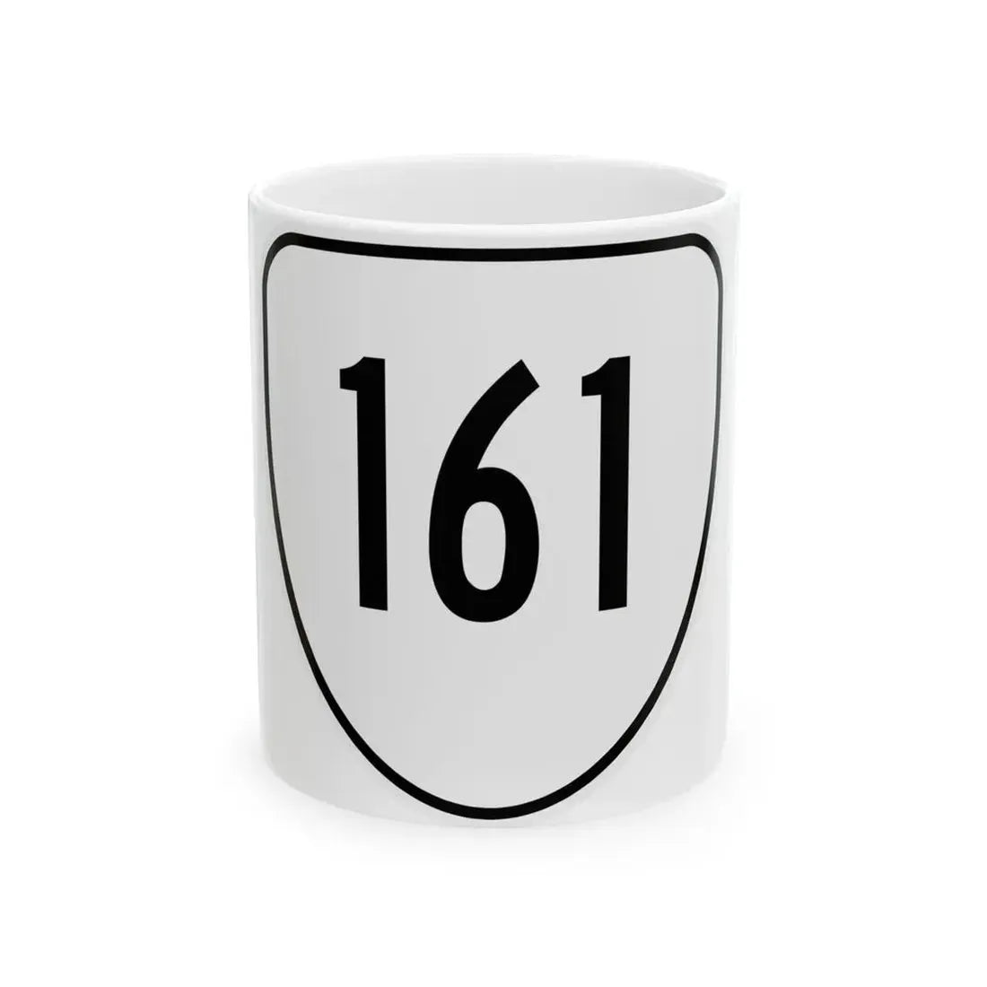 Virginia 161 1956 (Virginia) (Road Sign) White Coffee Mug 11oz - Go Mug Yourself