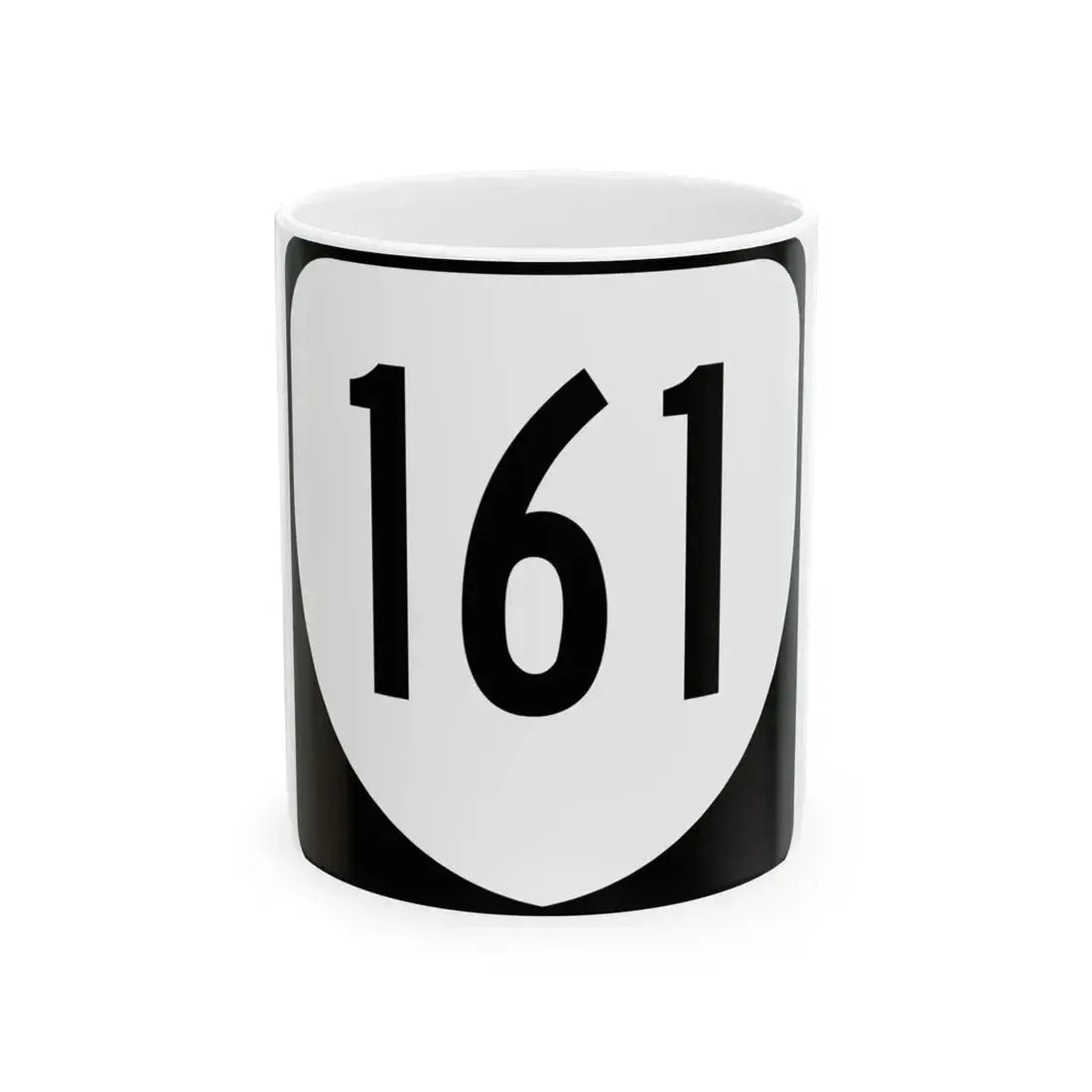 Virginia 161 1980 (Virginia) (Road Sign) White Coffee Mug 11oz - Go Mug Yourself
