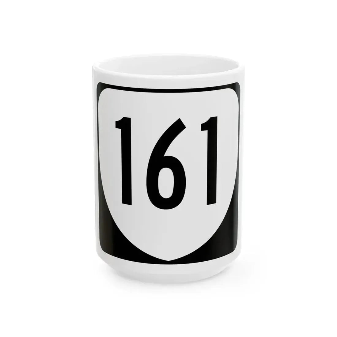 Virginia 161 1980 (Virginia) (Road Sign) White Coffee Mug 15oz - Go Mug Yourself