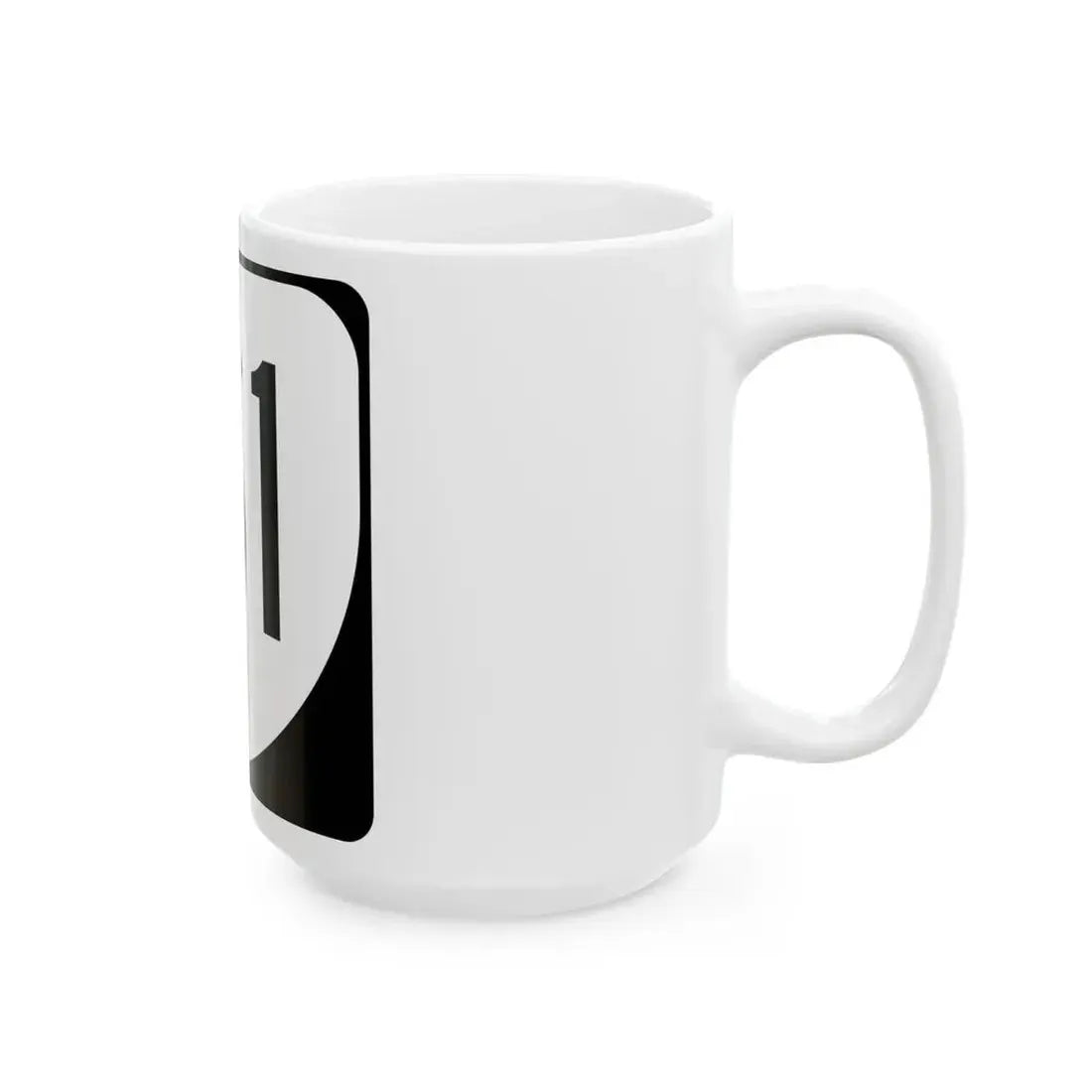Virginia 161 1980 (Virginia) (Road Sign) White Coffee Mug - Go Mug Yourself