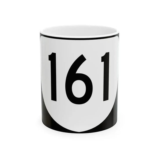 Virginia 161 (Virginia) (Road Sign) White Coffee Mug 11oz - Go Mug Yourself