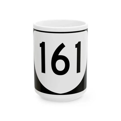 Virginia 161 (Virginia) (Road Sign) White Coffee Mug 15oz - Go Mug Yourself