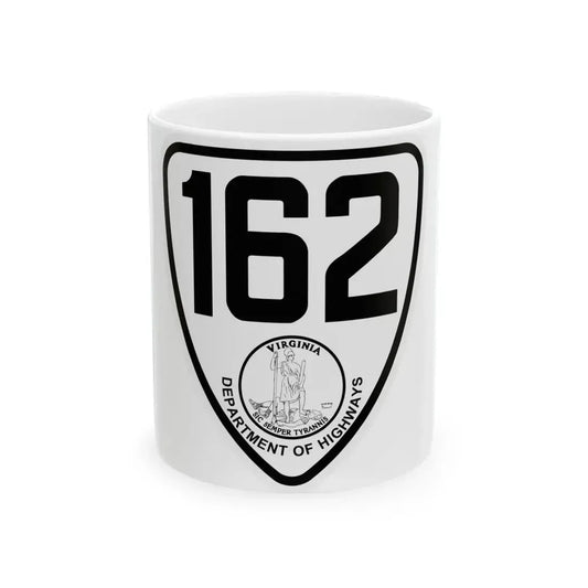 Virginia 162 1924 (Virginia) (Road Sign) White Coffee Mug 11oz - Go Mug Yourself