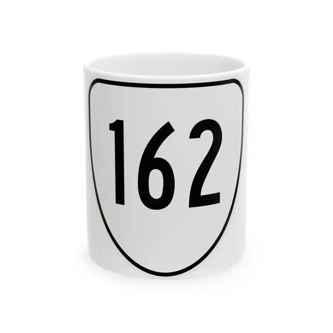 Virginia 162 1956 (Virginia) (Road Sign) White Coffee Mug 11oz - Go Mug Yourself