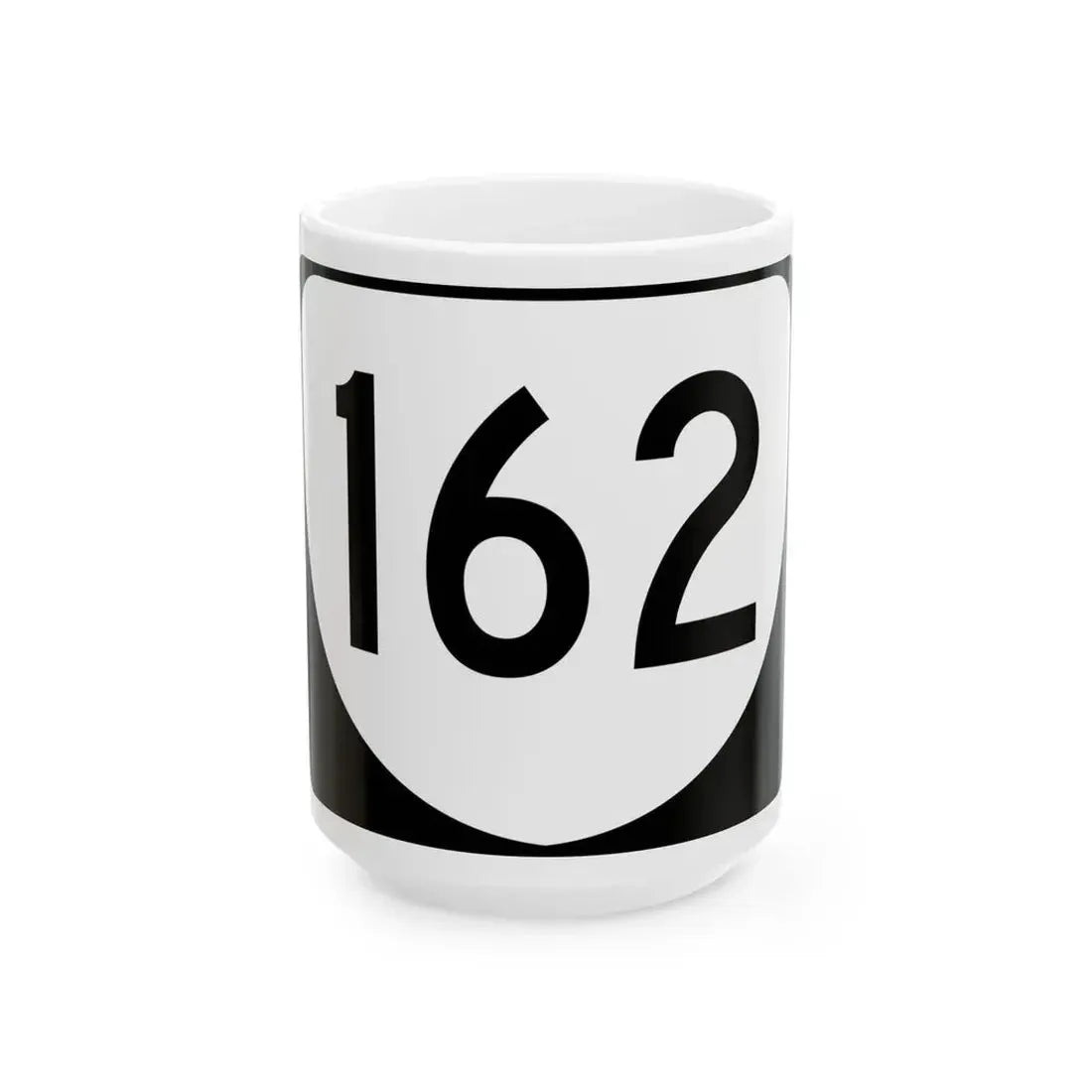 Virginia 162 (Virginia) (Road Sign) White Coffee Mug 15oz - Go Mug Yourself