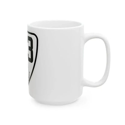 Virginia 163 1924 (Virginia) (Road Sign) White Coffee Mug - Go Mug Yourself