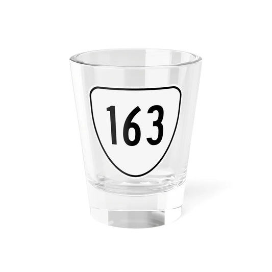 Virginia 163 1956 (Virginia) (Road Sign) Shot Glass 1.5oz 1.5oz - Go Mug Yourself