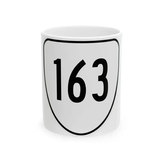 Virginia 163 1956 (Virginia) (Road Sign) White Coffee Mug 11oz - Go Mug Yourself