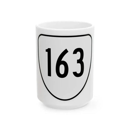 Virginia 163 1956 (Virginia) (Road Sign) White Coffee Mug 15oz - Go Mug Yourself