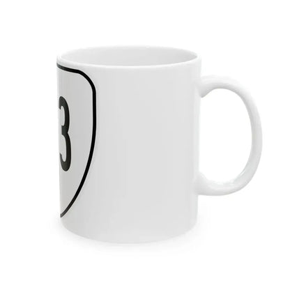 Virginia 163 1956 (Virginia) (Road Sign) White Coffee Mug - Go Mug Yourself