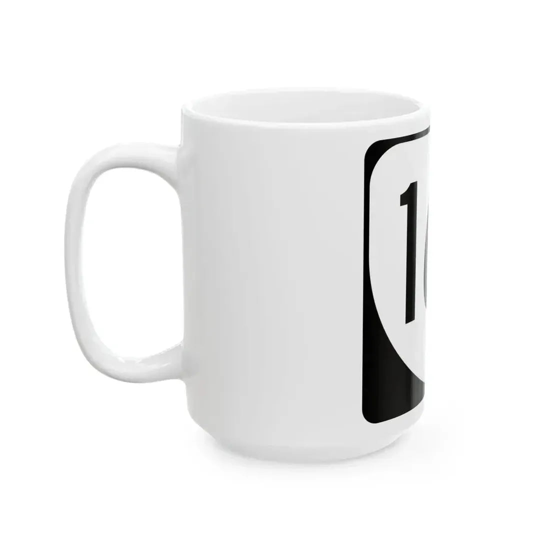 Virginia 163 1980 (Virginia) (Road Sign) White Coffee Mug - Go Mug Yourself