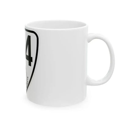 Virginia 164 1924 (Virginia) (Road Sign) White Coffee Mug - Go Mug Yourself