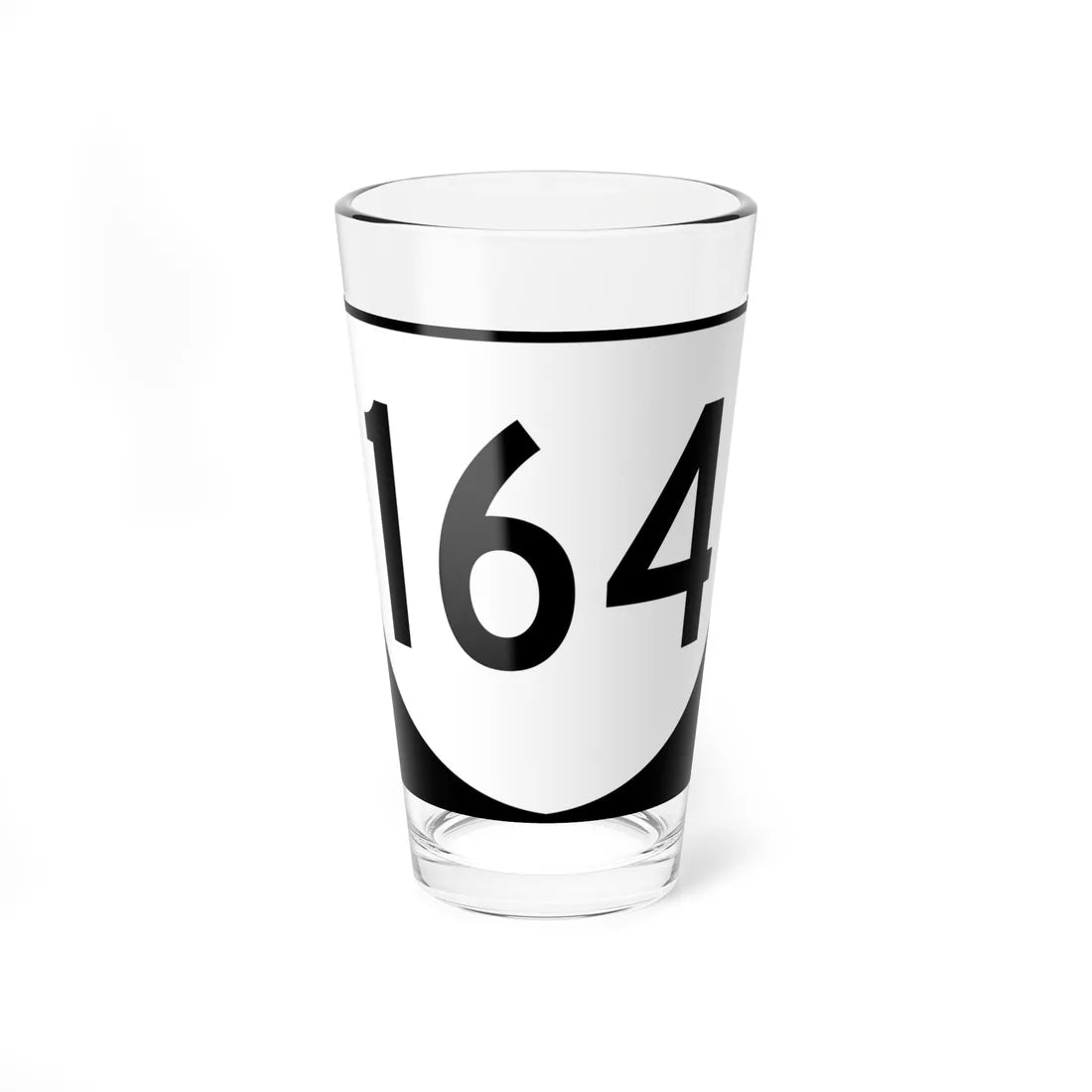 Virginia 164 (Virginia) (Road Sign) Pint Glss 16oz 16oz - Go Mug Yourself