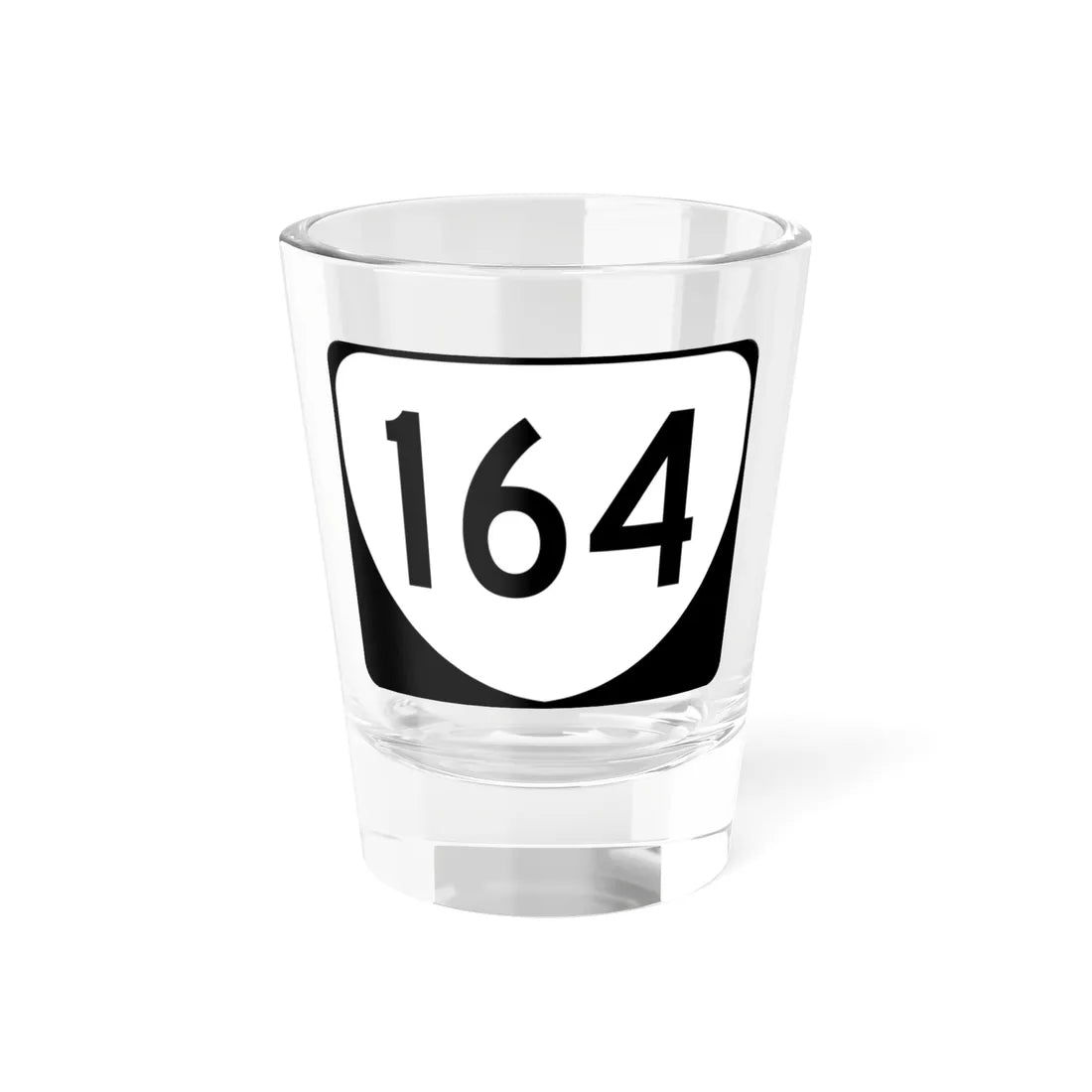 Virginia 164 (Virginia) (Road Sign) Shot Glass 1.5oz 1.5oz - Go Mug Yourself