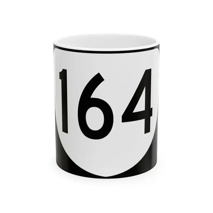 Virginia 164 (Virginia) (Road Sign) White Coffee Mug 11oz - Go Mug Yourself