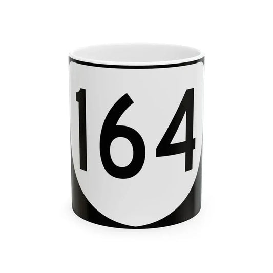Virginia 164 (Virginia) (Road Sign) White Coffee Mug 11oz - Go Mug Yourself