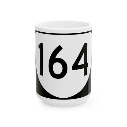 Virginia 164 (Virginia) (Road Sign) White Coffee Mug 15oz - Go Mug Yourself