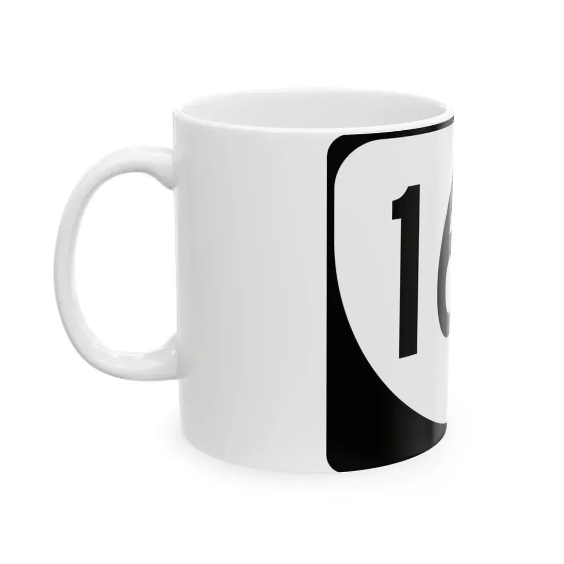 Virginia 164 (Virginia) (Road Sign) White Coffee Mug - Go Mug Yourself