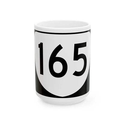 Virginia 165 (Virginia) (Road Sign) White Coffee Mug 15oz - Go Mug Yourself