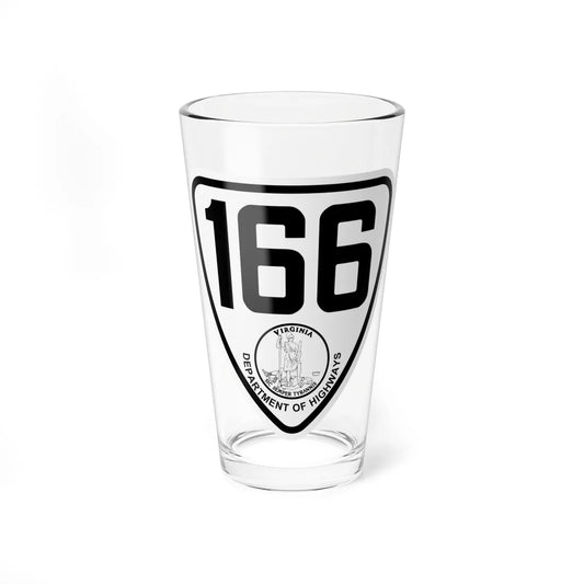 Virginia 166 1924 (Virginia) (Road Sign) Pint Glss 16oz 16oz - Go Mug Yourself