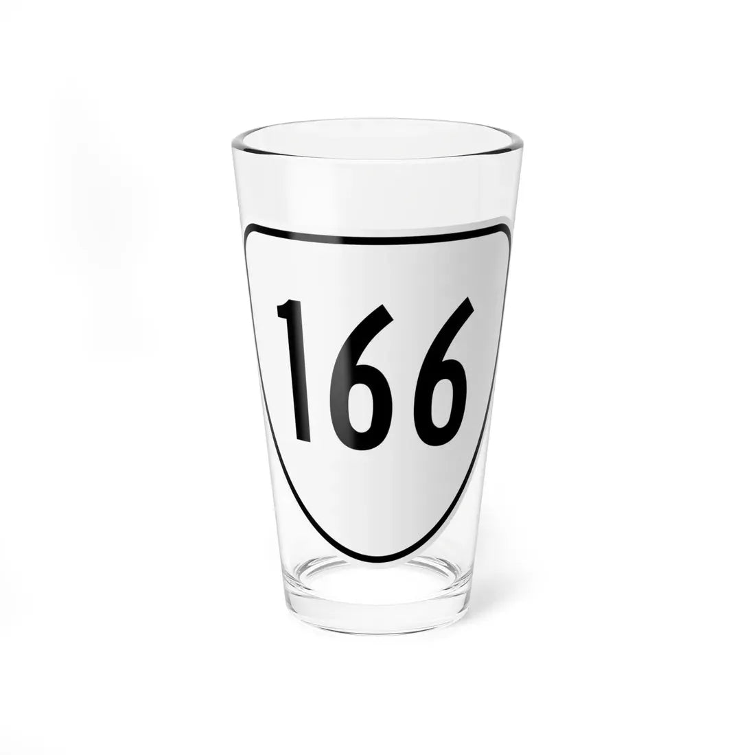 Virginia 166 1956 (Virginia) (Road Sign) Pint Glass 16oz 16oz - Go Mug Yourself