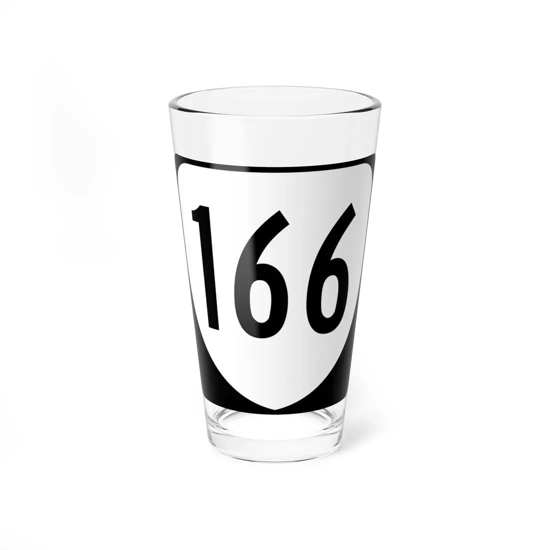 Virginia 166 1980 (Virginia) (Road Sign) Pint Glass 16oz 16oz - Go Mug Yourself