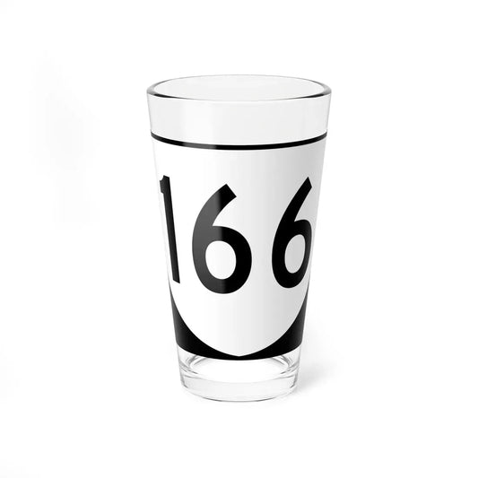 Virginia 166 (Virginia) (Road Sign) Pint Glass 16oz 16oz - Go Mug Yourself