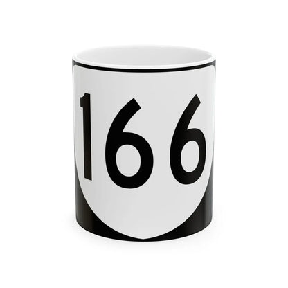 Virginia 166 (Virginia) (Road Sign) White Coffee Mug 11oz - Go Mug Yourself