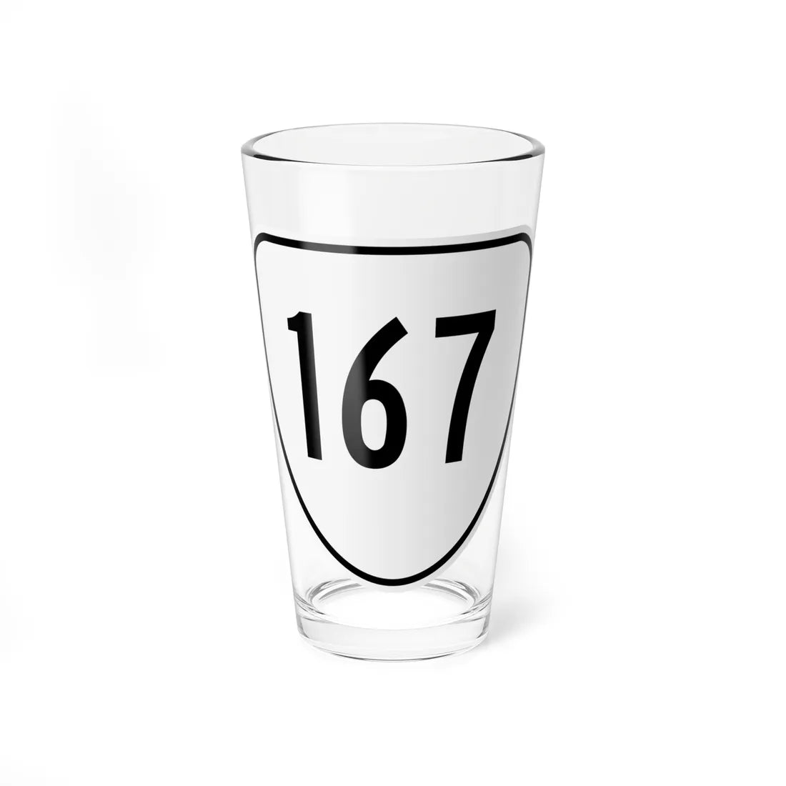 Virginia 167 1956 (Virginia) (Road Sign) Pint Glss 16oz 16oz - Go Mug Yourself