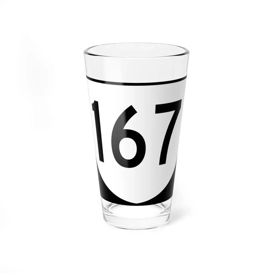 Virginia 167 (Virginia) (Road Sign) Pint Glass 16oz 16oz - Go Mug Yourself