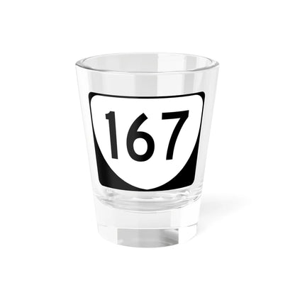 Virginia 167 (Virginia) (Road Sign) Shot Glass 1.5oz 1.5oz - Go Mug Yourself