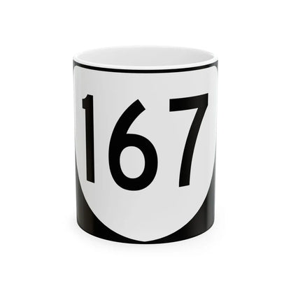 Virginia 167 (Virginia) (Road Sign) White Coffee Mug 11oz - Go Mug Yourself