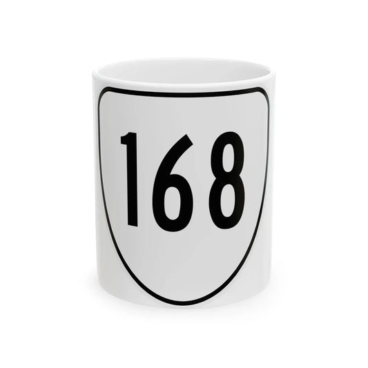 Virginia 168 1956 (Virginia) (Road Sign) White Coffee Mug 11oz - Go Mug Yourself