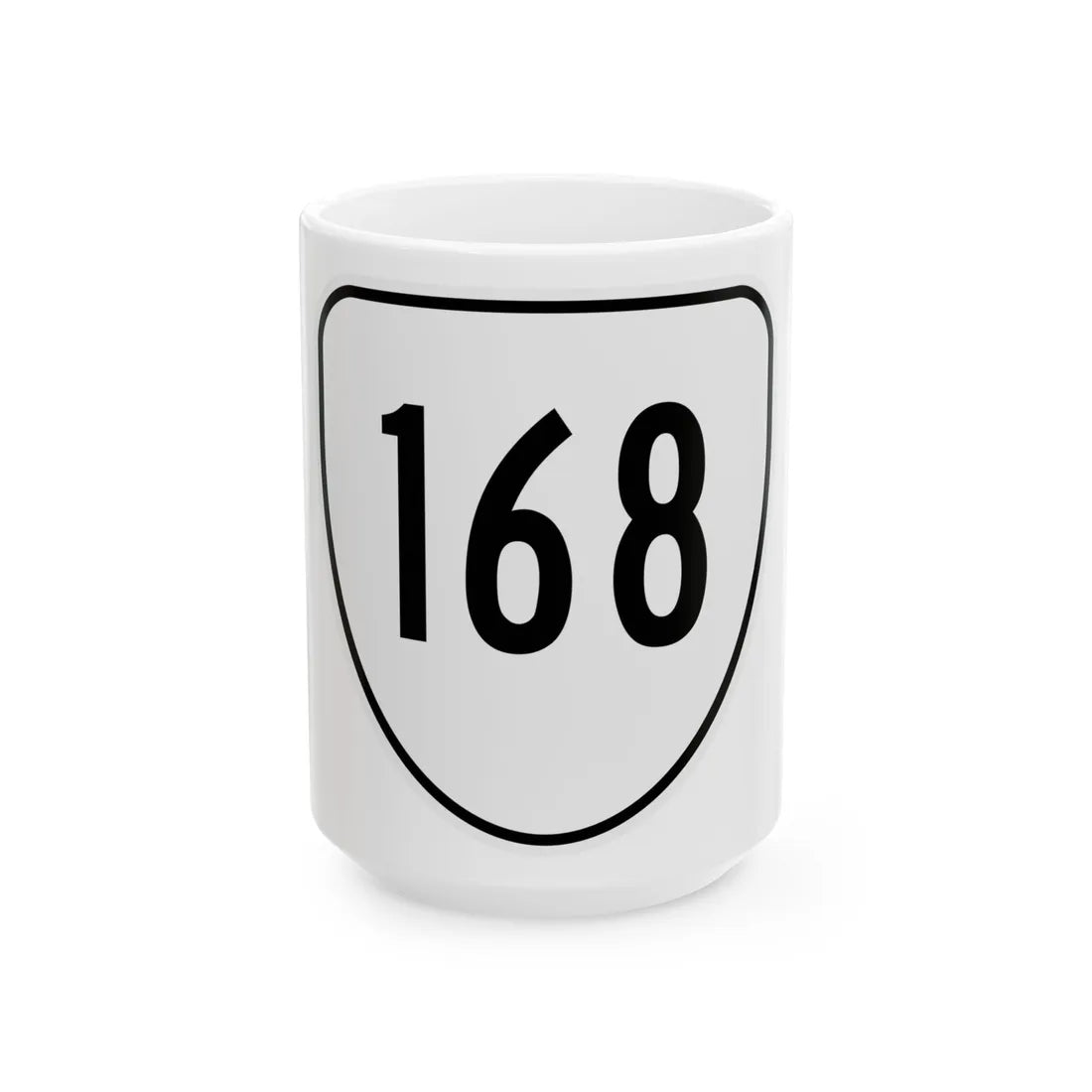 Virginia 168 1956 (Virginia) (Road Sign) White Coffee Mug 15oz - Go Mug Yourself
