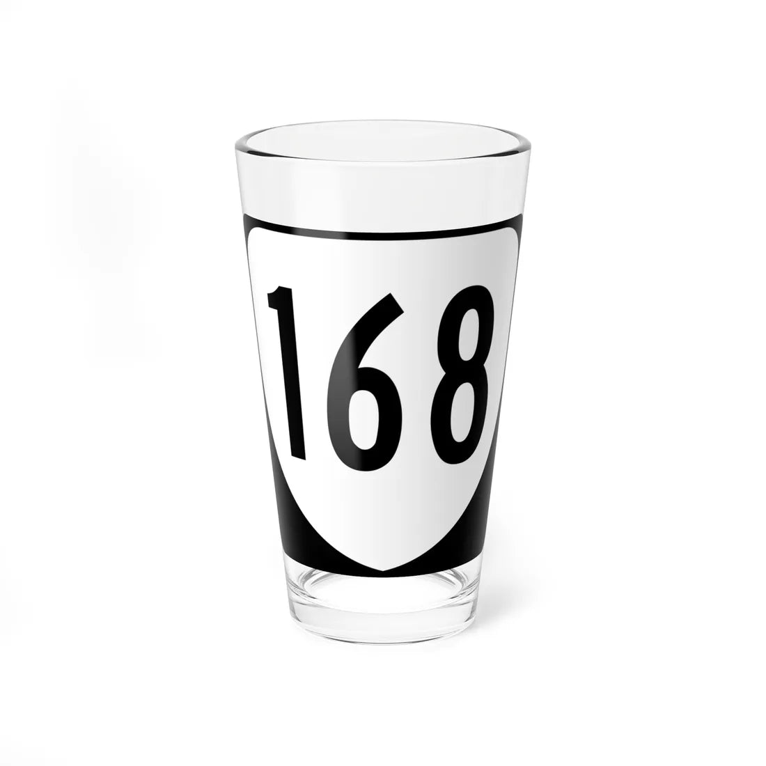 Virginia 168 1980 (Virginia) (Road Sign) Pint Glss 16oz 16oz - Go Mug Yourself