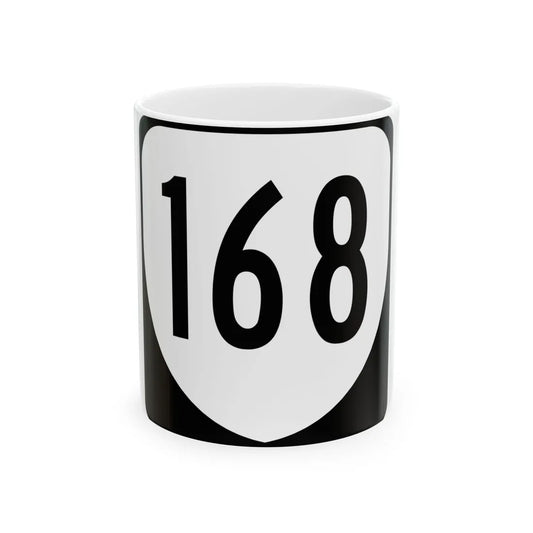Virginia 168 1980 (Virginia) (Road Sign) White Coffee Mug 11oz - Go Mug Yourself