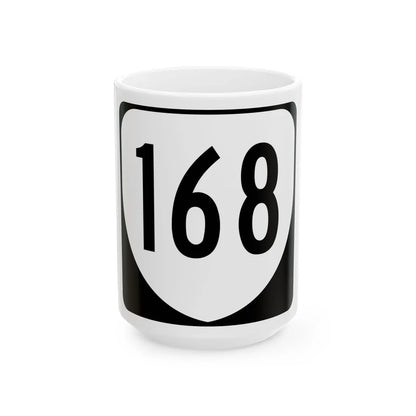 Virginia 168 1980 (Virginia) (Road Sign) White Coffee Mug 15oz - Go Mug Yourself