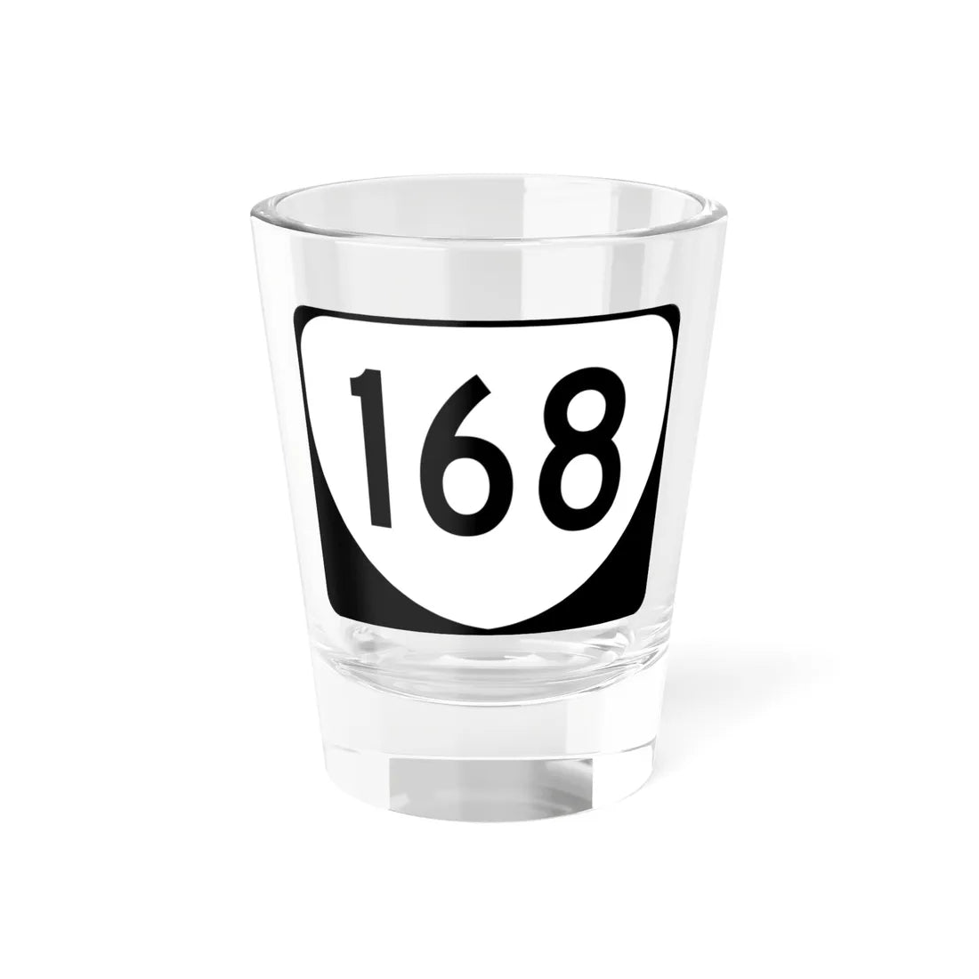 Virginia 168 (Virginia) (Road Sign) Shot Glass 1.5oz 1.5oz - Go Mug Yourself