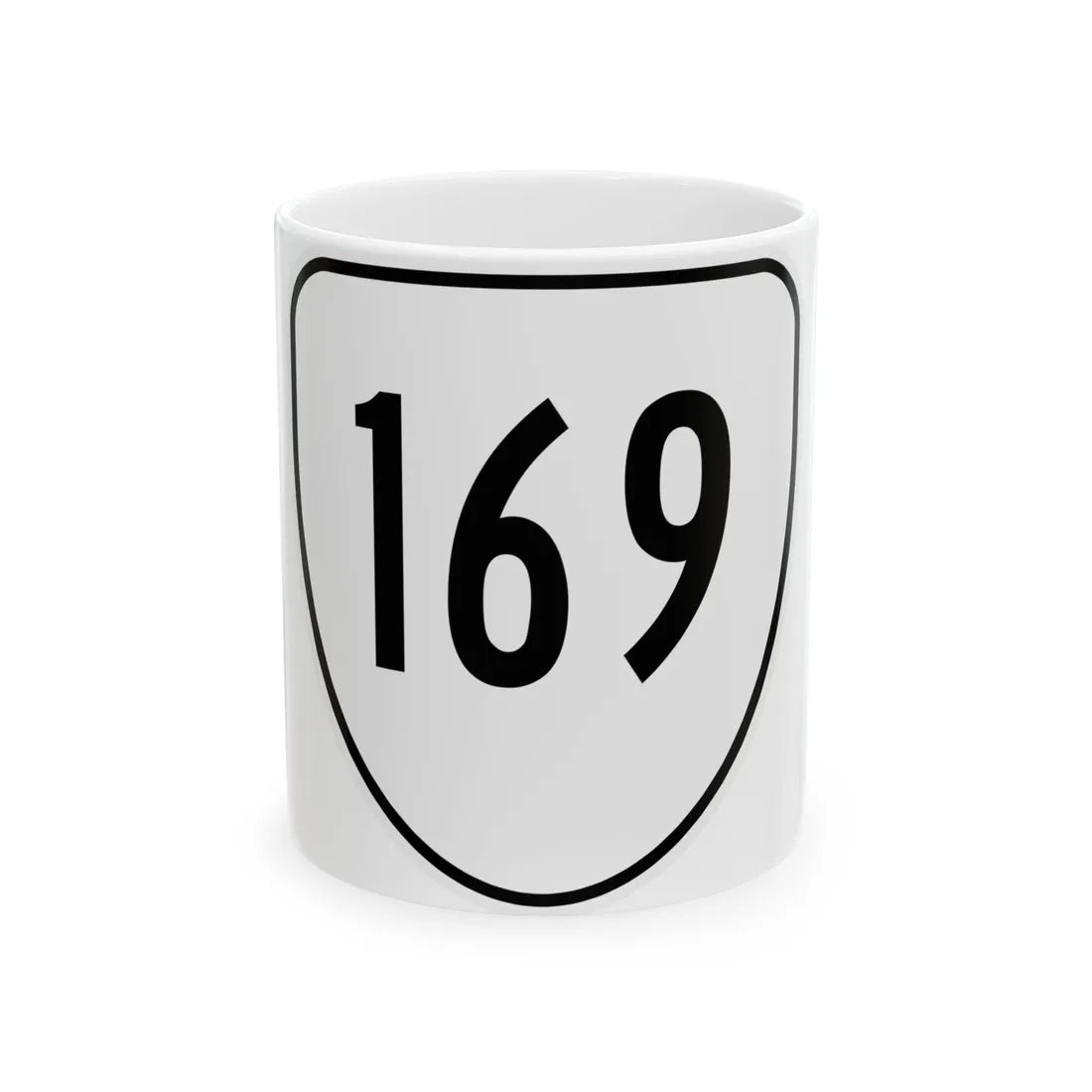 Virginia 169 1956 (Virginia) (Road Sign) White Coffee Mug 11oz - Go Mug Yourself
