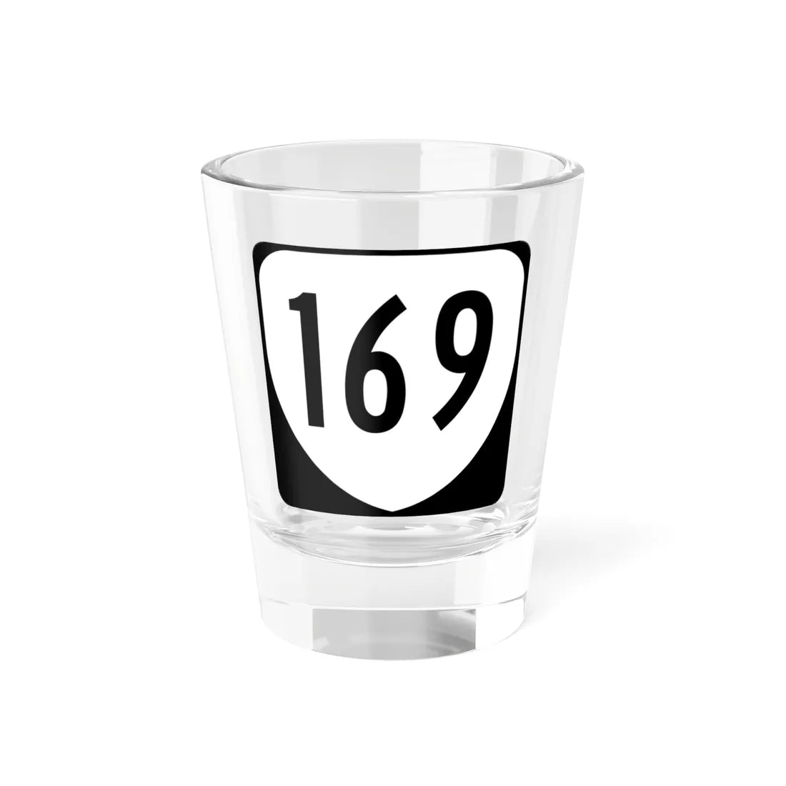 Virginia 169 1980 (Virginia) (Road Sign) Shot Glass 1.5oz 1.5oz - Go Mug Yourself