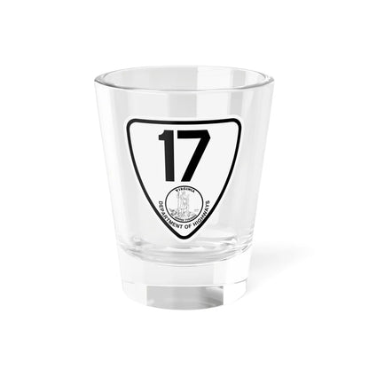 Virginia 17 1924 (Virginia) (Road Sign) Shot Glass 1.5oz 1.5oz - Go Mug Yourself