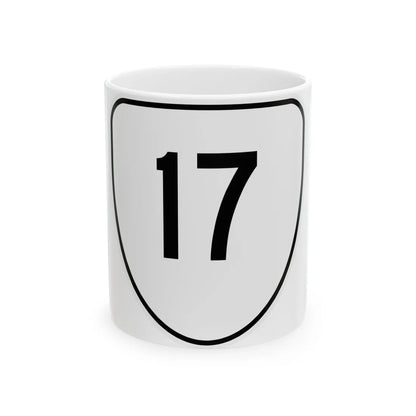 Virginia 17 1956 (Virginia) (Road Sign) White Coffee Mug 11oz - Go Mug Yourself