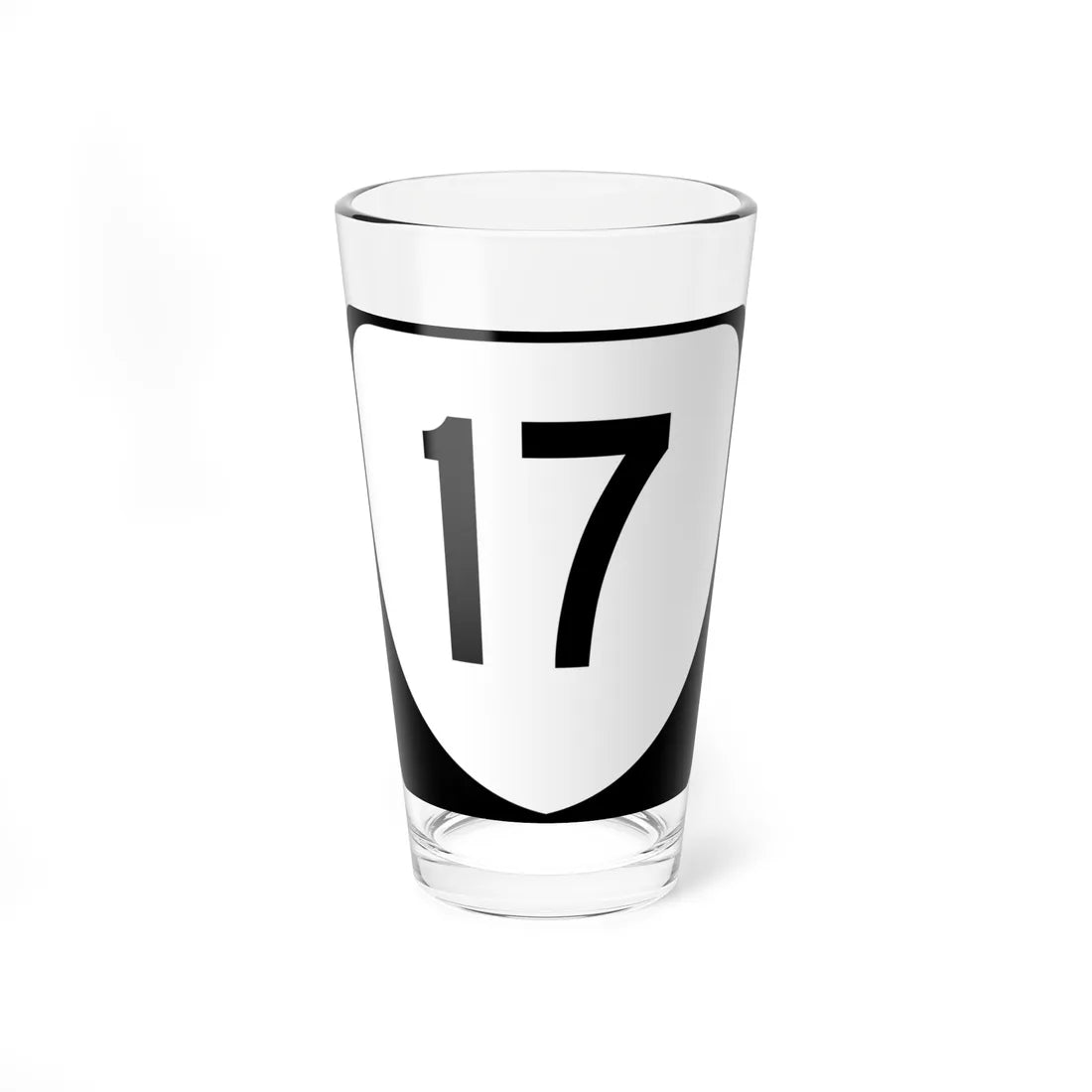 Virginia 17 (Virginia) (Road Sign) Pint Glss 16oz 16oz - Go Mug Yourself