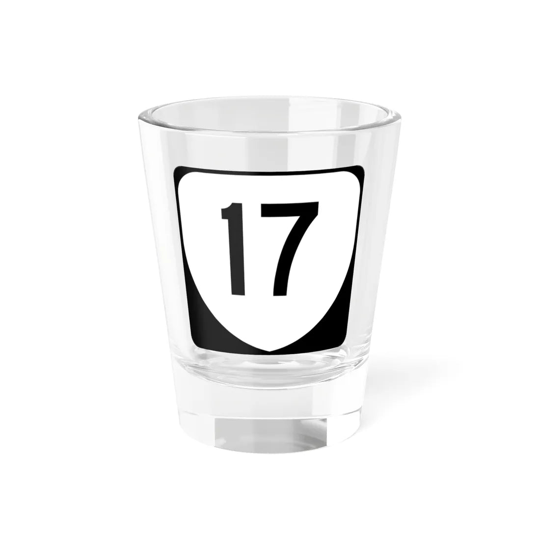 Virginia 17 (Virginia) (Road Sign) Shot Glass 1.5oz 1.5oz - Go Mug Yourself