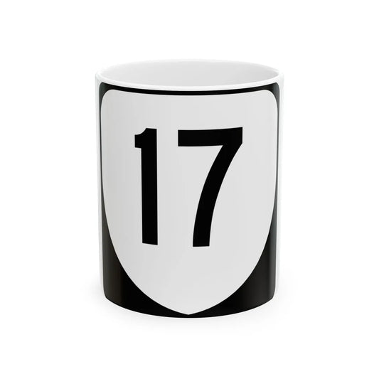 Virginia 17 (Virginia) (Road Sign) White Coffee Mug 11oz - Go Mug Yourself